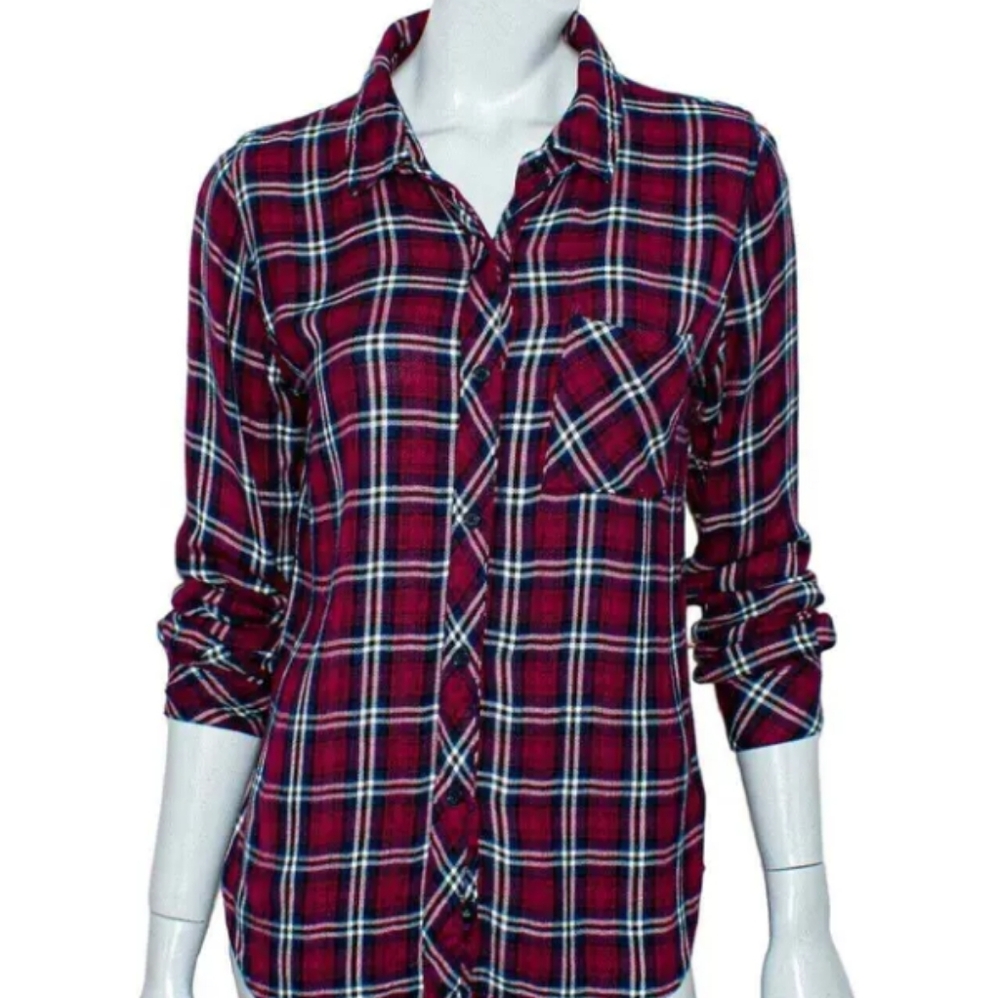 Rails Hunter Burgundy Plaid, Size Medium